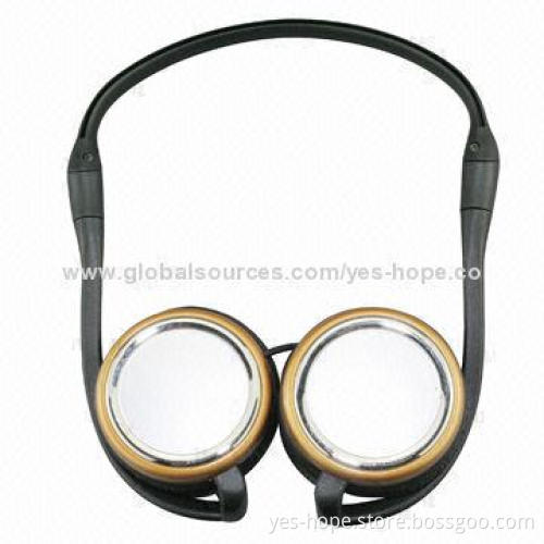 Stereo Computer Earhook Headset with Lightweight Design, 10mW Maximum Input Power